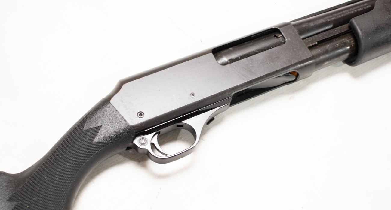 H AND R PARDNER 12-Gauge Police Trade-In Pump-Action Shotgun with Padded Stock